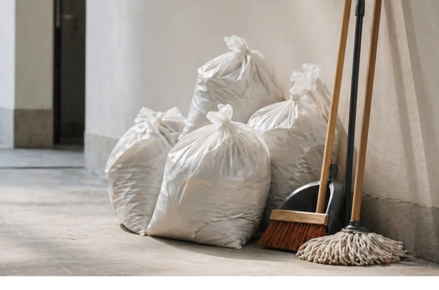 Post-construction cleaning service for newly renovated home
